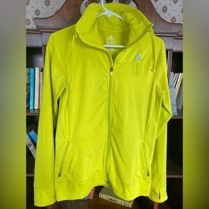 Adidas Climalite Jacket Fluorescent Yellow - medium